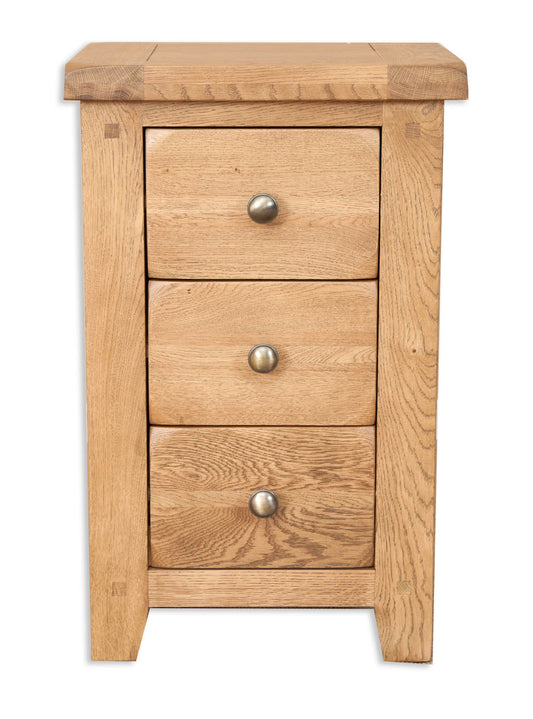 MCB002 3 Drawer Bedside Cabinet