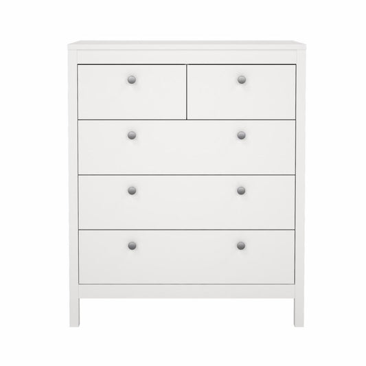 Madrid 2 Over 3 Chest - White