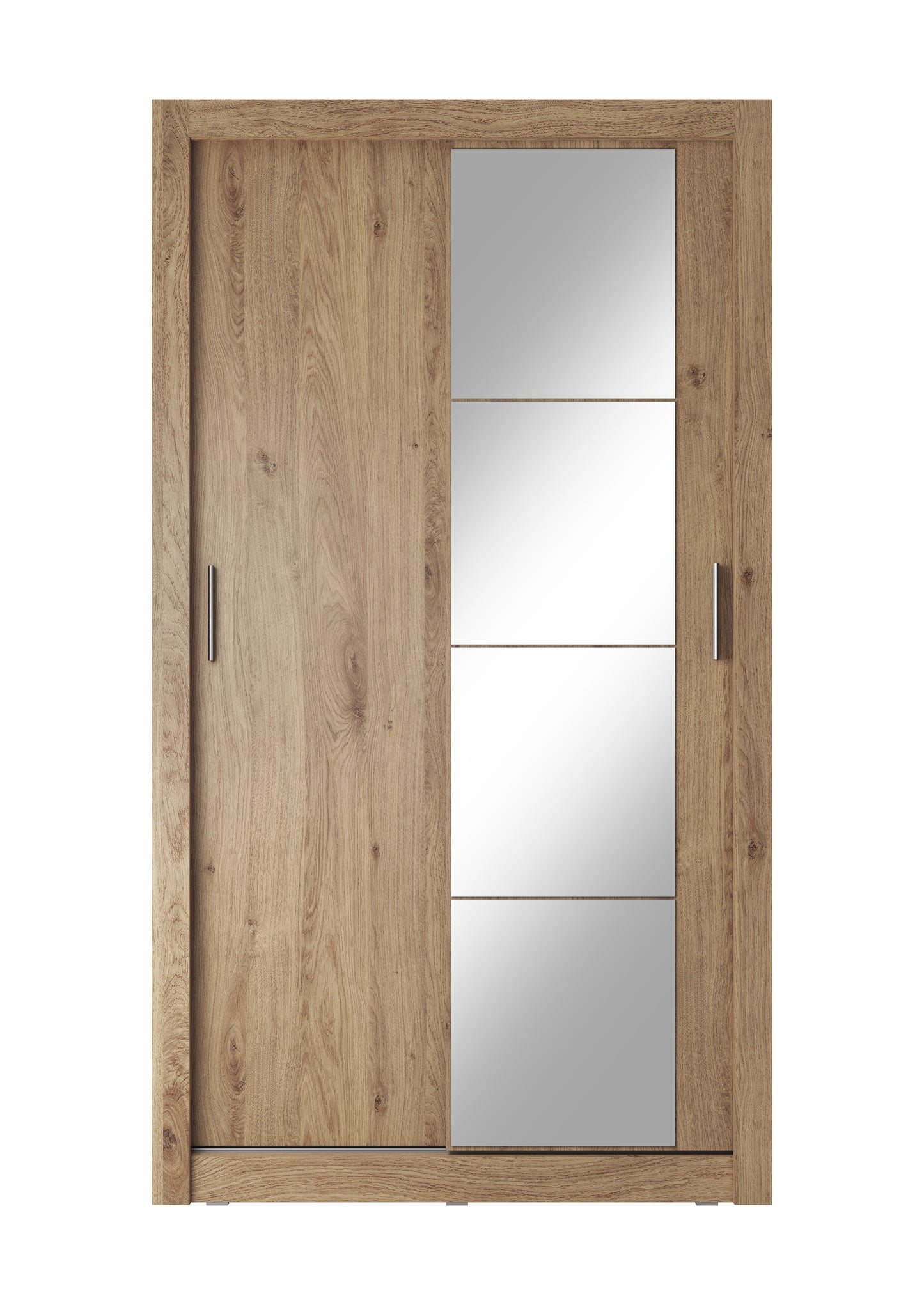 Denmark 1.2m Sliderobe - Oak Shetland