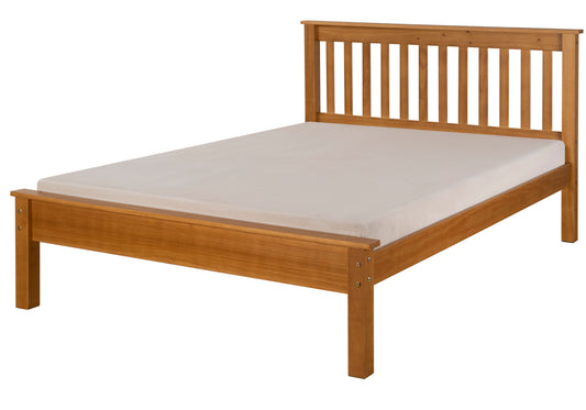Argyle 4'0 Low End Bed - Rustic Pine