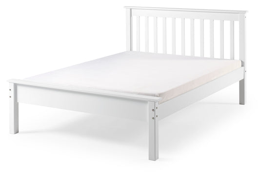 Arizona 4' Low End Bed - White