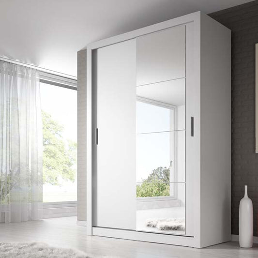 Denmark 1.5m Sliderobe - White