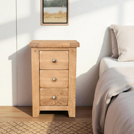MCB002 3 Drawer Bedside Cabinet
