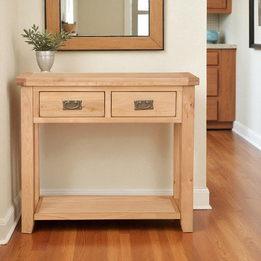 MN2712 2 Drawer Console Table