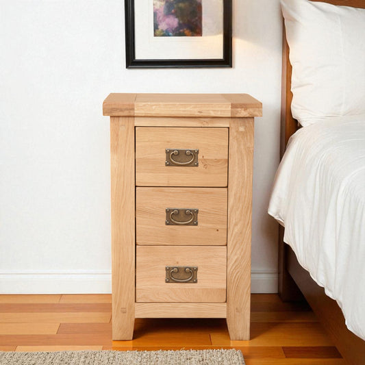 MNB002 3 Drawer Bedside