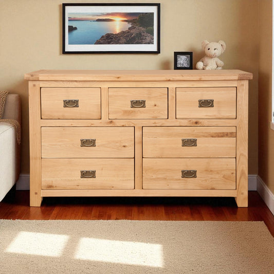 MNB003 7 Drawer Wide Chest