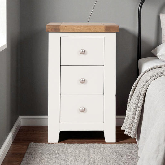 MWB002 3 Drawer Bedside Cabinet