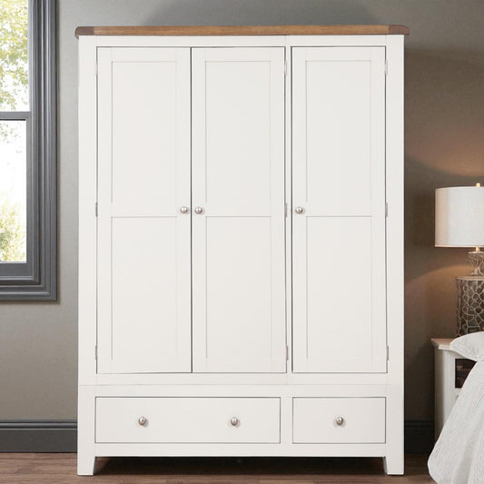 MWB008 3 Door 2 Drawer Wardrobe