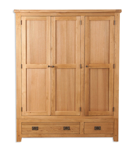 MNB008 3 Door 2 Drawer Wardrobe