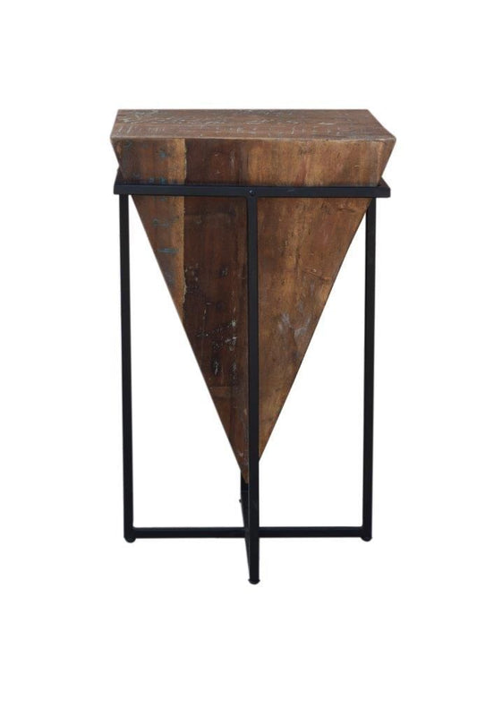 NEEL-438A Large Side Table (Rustic Finish)